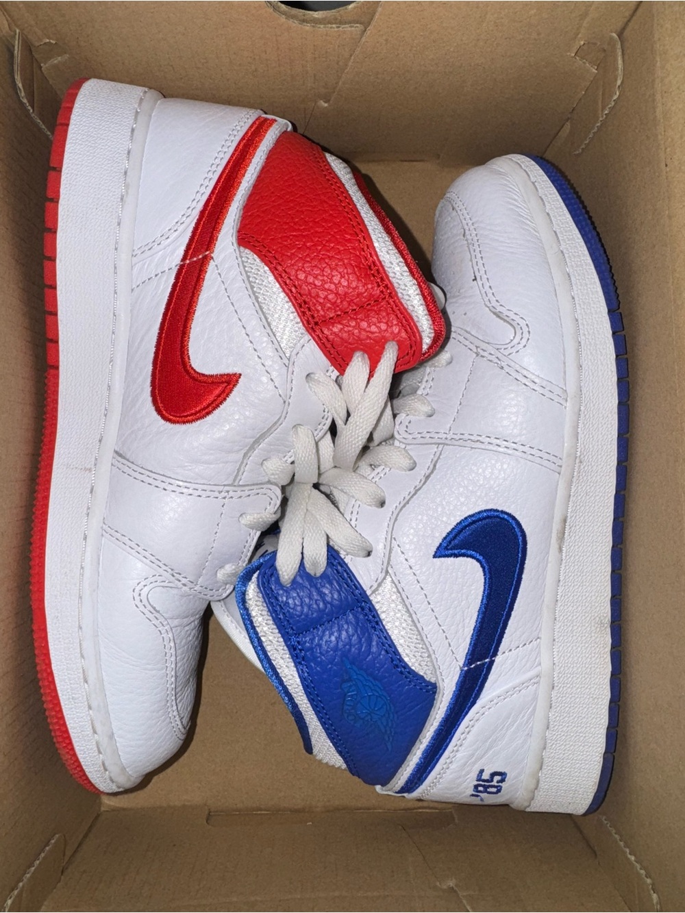 Blue & Red Nike Air Jordan (NORMAL WEAR)